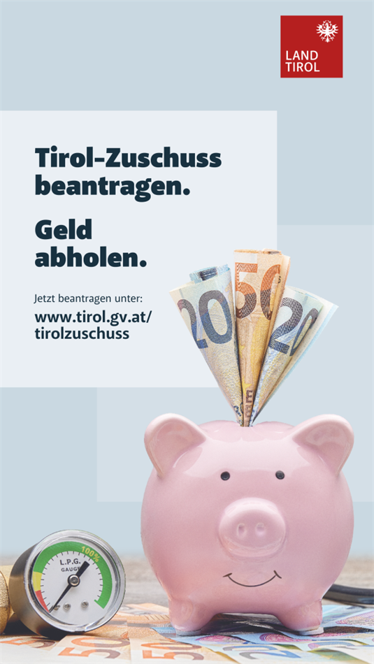 Folder Tirol Zuschuss beantragen